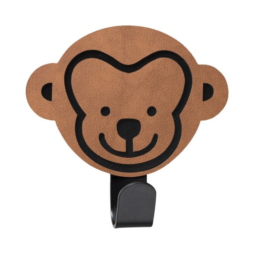 Cârlig maro autoadeziv din oțel Monkey Nupo – LIND DNA