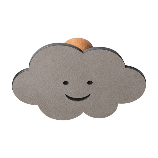 Cârlig gri de montat pe perete din oțel Cloud Dot Nupo – LIND DNA