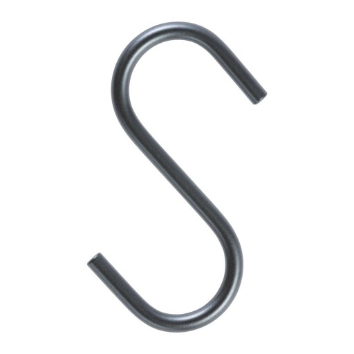 Cârlig argintiu de agățat din oțel S-Hook – LIND DNA