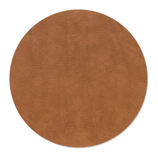Suport pentru farfurii din piele ecologică ø 40 cm Circle XL Bull – LIND DNA