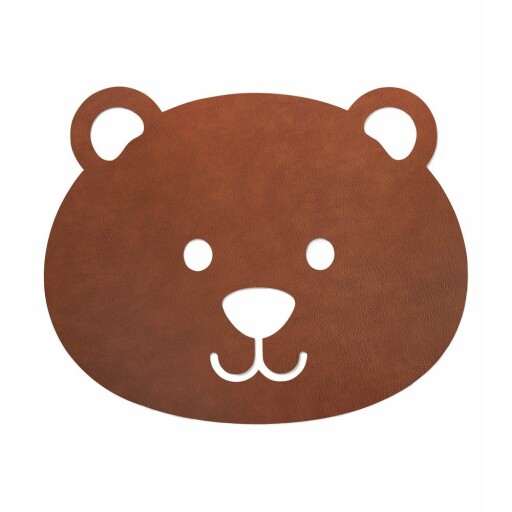 Covor pentru copii maro țesut manual din piele ecologică 111,5x140 cm Bear XXXL Bull – LIND DNA