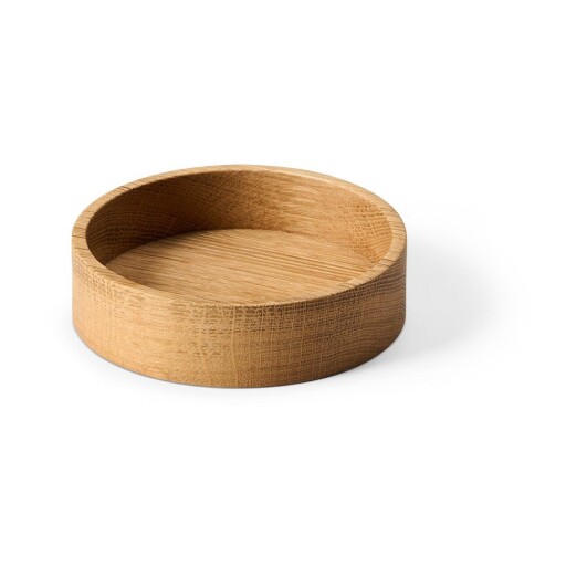 Cutie de depozitare în culoare naturală din lemn, decorativă ø 11x3 cm Circle S – LIND DNA
