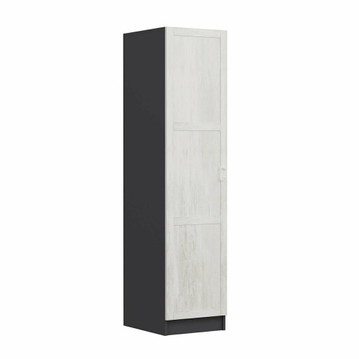 Dulap pentru haine, Minerva, Minar Kale, Alb / Antracit