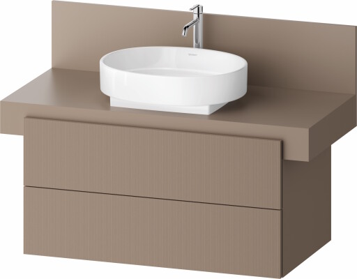Dulap baza Duravit Balcoon 100x57cm  doua sertare cu inchidere lenta  umbra mat