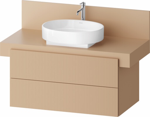 Dulap baza Duravit Balcoon 100x57cm  doua sertare cu inchidere lenta  terraccino mat