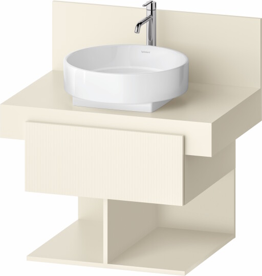 Dulap baza Duravit Balcoon 60x57cm  un sertar cu inchidere lenta  ivory mat