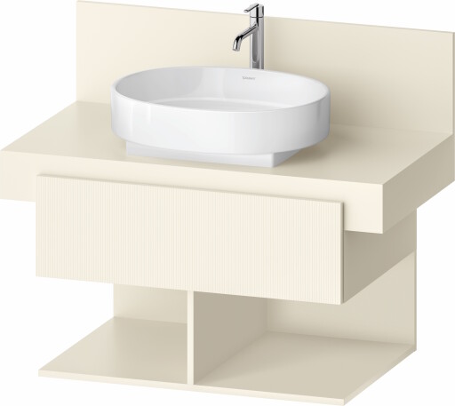 Dulap baza Duravit Balcoon 80x57cm  un sertar cu inchidere lenta  ivory mat