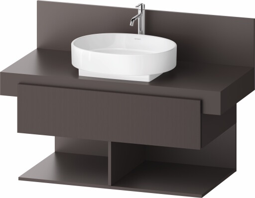 Dulap baza Duravit Balcoon 100x57cm  un sertar cu inchidere lenta  maro mat