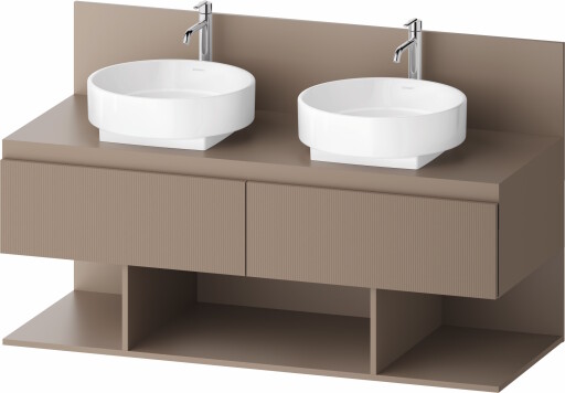 Dulap baza Duravit Balcoon 120x57cm  doua sertare cu inchidere lenta  umbra mat