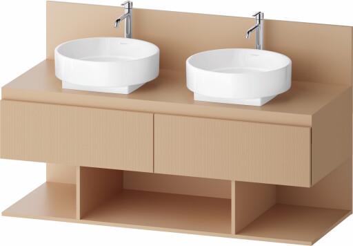 Dulap baza Duravit Balcoon 120x57cm  doua sertare cu inchidere lenta  terraccino mat