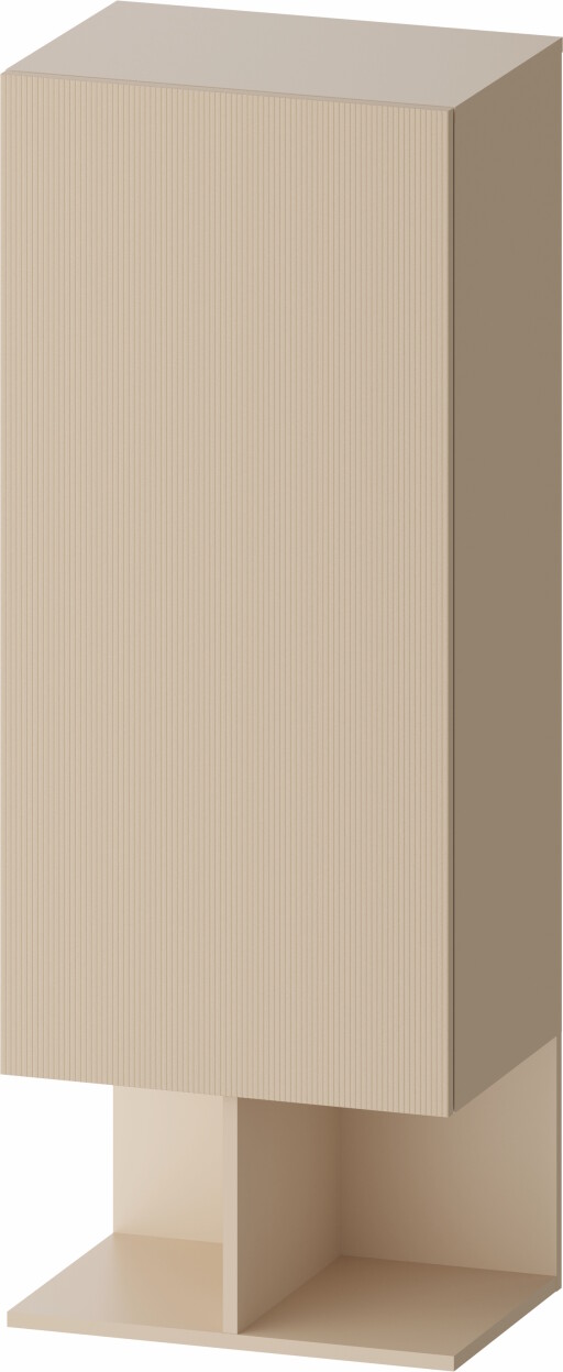 Dulap suspendat Duravit Balcoon 132x50x36cm  orientare stanga  sand beige mat