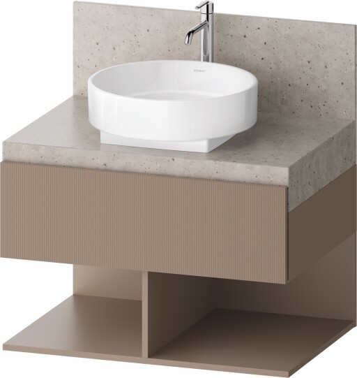 Dulap baza Duravit Balcoon 60x57cm pentru consola Mineral  un sertar cu inchidere lenta  umbra mat