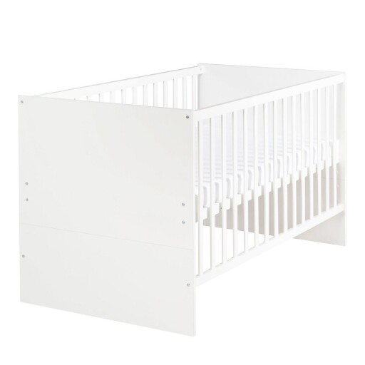 Pătuț alb cu înălțime reglabilă 70x140 cm Anton – Roba