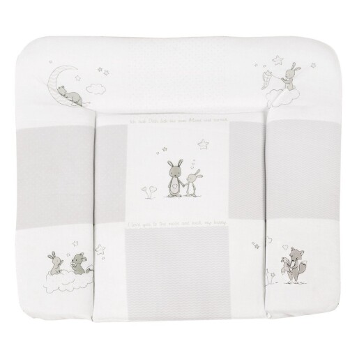 Salteluță pentru schimbat scutece 75x85 cm Fox & Bunny – Roba