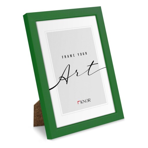 Ramă foto verde de agățat 32x42 cm – knor