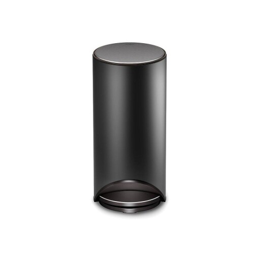 Coș de gunoi negru mat cu pedală din metal 30 l Arc – Joseph Joseph