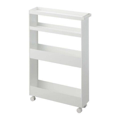 Etajeră de baie alb mat din oțel 48x80,5 cm Tower – YAMAZAKI