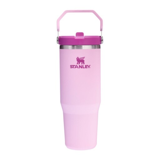 Termos roz 890 ml IceFlow Flip Straw 2.0 – Stanley
