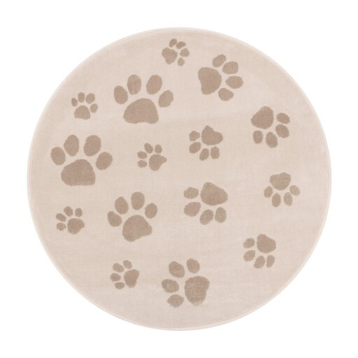 Covor pentru copii bej ø133 cm Paws Light Beige – FD
