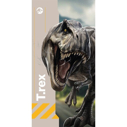 Prosop pentru copii gri din bumbac 70x140 cm Jurassic World "Rebirth" – Jerry Fabrics