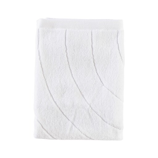 Prosop alb din bumbac din frotir 50x70 cm Time – Zone
