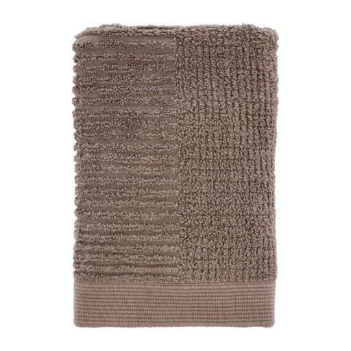 Prosop taupe din bumbac din frotir 50x70 cm Classic – Zone