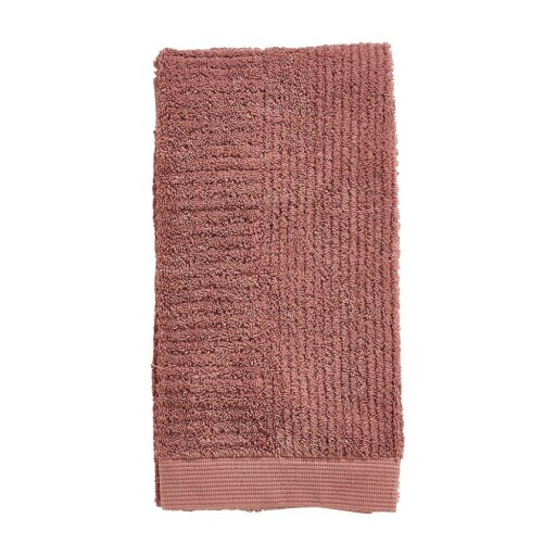 Prosop roșu din bumbac din frotir 50x100 cm Classic – Zone
