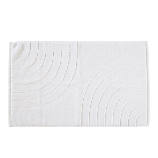 Covoraș de baie alb 50x80 cm Time – Zone