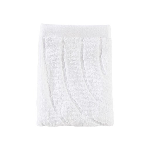 Prosop alb din bumbac din frotir 30x30 cm Time – Zone