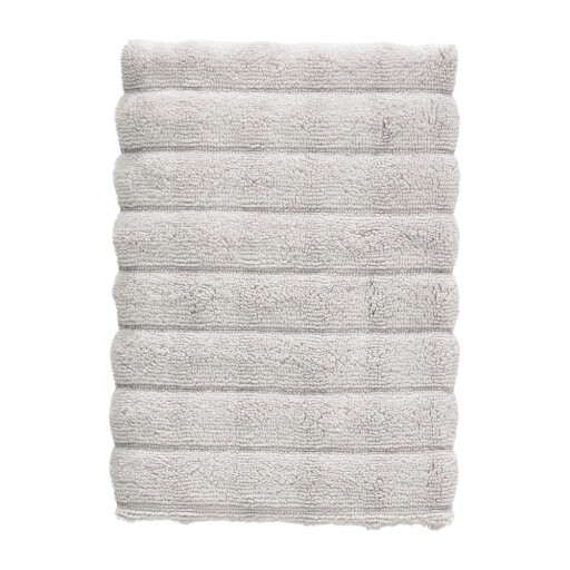 Prosop gri deschis din bumbac din frotir 50x70 cm Inu – Zone