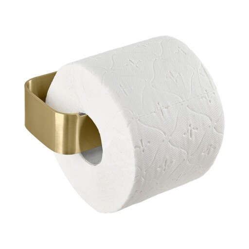 Suport pentru hârtie igienică alămiu de montat pe perete din oțel inoxidabil Ume Brass – Zone