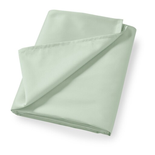 Cearceaf verde deschis din bumbac satinat 230x260 cm Cotton Sateen – Bianca