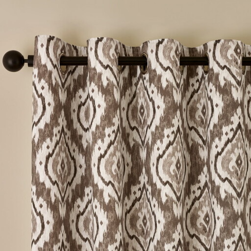 Draperii maro 2 buc. 117x229 cm Suri Geo – Pineapple Elephant