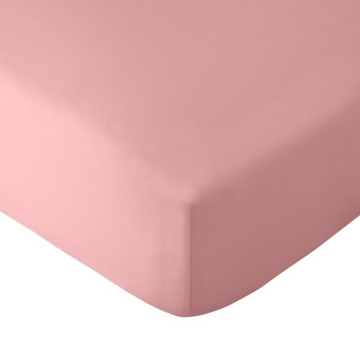 Cearceaf roz cu elastic 135x190 cm So Soft Non-Iron – Catherine Lansfield