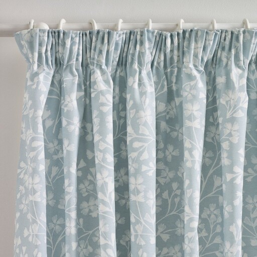Draperii albastre 2 buc. 168x229 cm Brooke Floral – Catherine Lansfield
