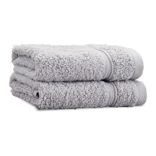 Prosoape gri-deschis 2 buc. din bumbac din frotir 30x30 cm Zero Twist – Catherine Lansfield