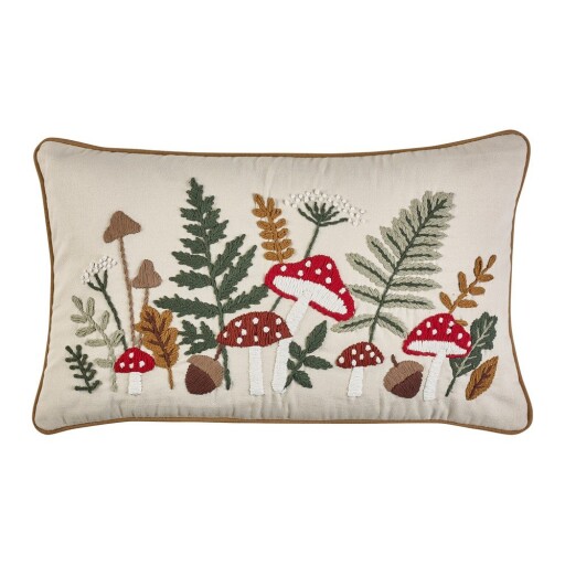 Pernă decorativă din bumbac 30x50 cm Embroidery Woodland – Catherine Lansfield