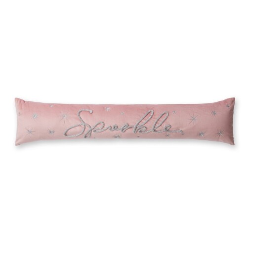 Protecție anti-curent pentru ușă roz 20x90 cm Sparkle – Catherine Lansfield
