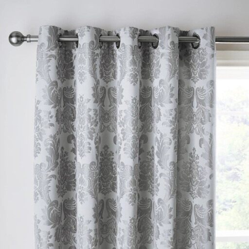 Draperii gri 2 buc. din damasc 168x229 cm Damask Jacquard – Catherine Lansfield