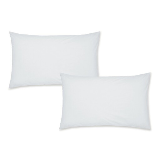 Fețe de pernă 2 buc. din bumbac percale 75x50 cm Easy Iron Percale – Catherine Lansfield