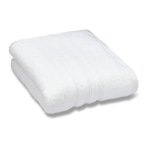 Prosop alb din bumbac din frotir 70x120 cm Zero Twist – Catherine Lansfield