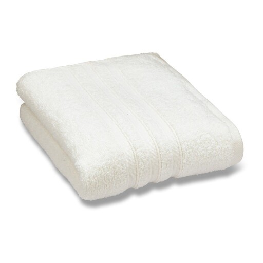 Prosop crem din bumbac din frotir 70x120 cm Zero Twist – Catherine Lansfield