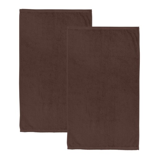Prosoape maro 2 buc. din bumbac cu uscare rapidă, din frotir 90x140 cm Quick Dry – Catherine Lansfield