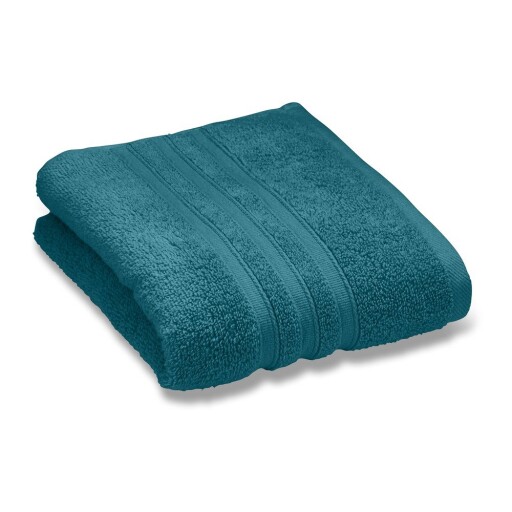 Prosop albastru-verde din bumbac din frotir 50x85 cm Zero Twist – Catherine Lansfield