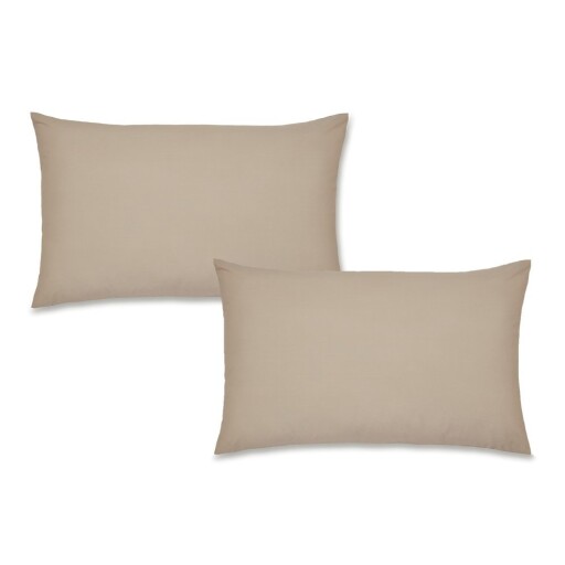 Fețe de pernă 2 buc. din bumbac percale 75x50 cm Easy Iron Percale – Catherine Lansfield