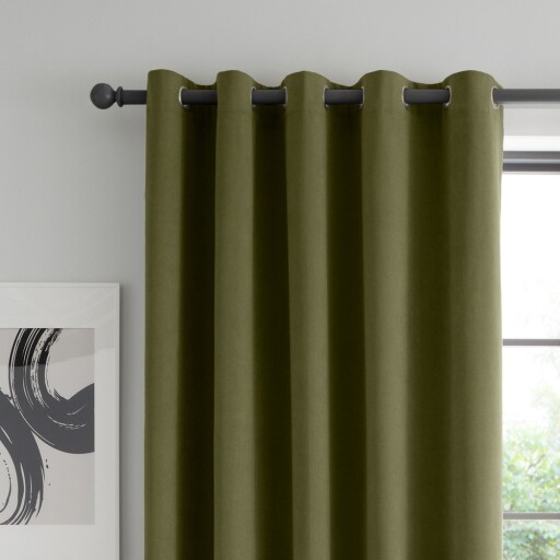 Draperii kaki blackout 2 buc. 168x183 cm Wilson – Catherine Lansfield