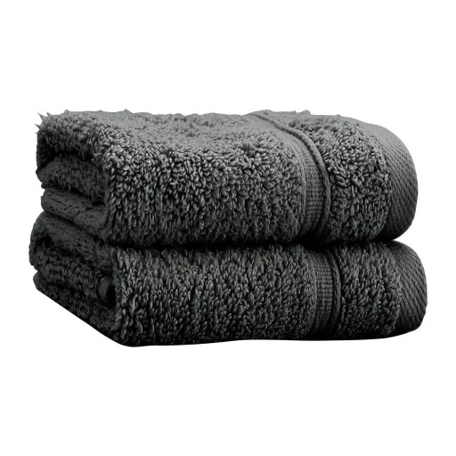 Prosoape gri-închis 2 buc. din bumbac din frotir 30x30 cm Zero Twist – Catherine Lansfield