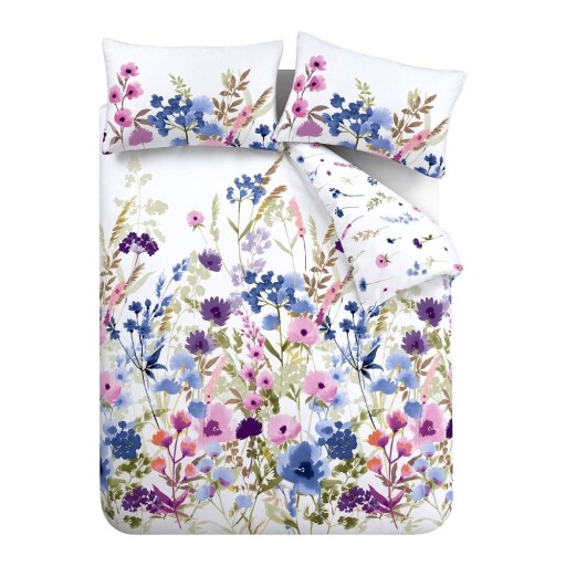 Lenjerie de pat pentru pat dublu 200x200 cm Countryside Floral – Catherine Lansfield