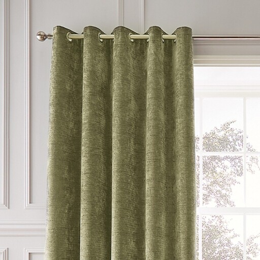 Draperii kaki termoizolante 2 buc. din janilie 168x229 cm Selene Luxury Chenille – Hyperion