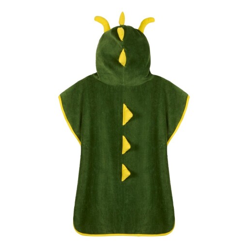 Poncho pentru copii verde din bumbac Joep – Good Morning